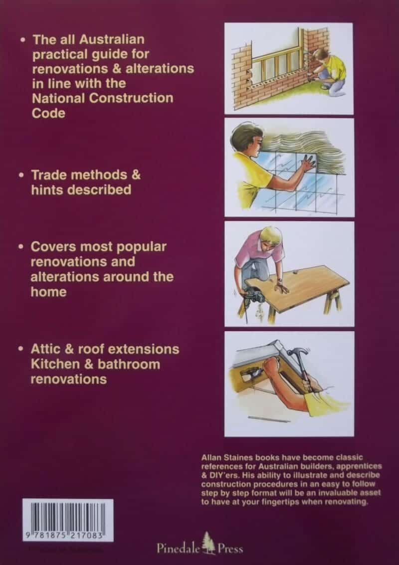 4-pack: Australian House Building Manual, Successful Owner Builder, Renovator Manual, Decks & Pergolas Allan Staines - Image 6