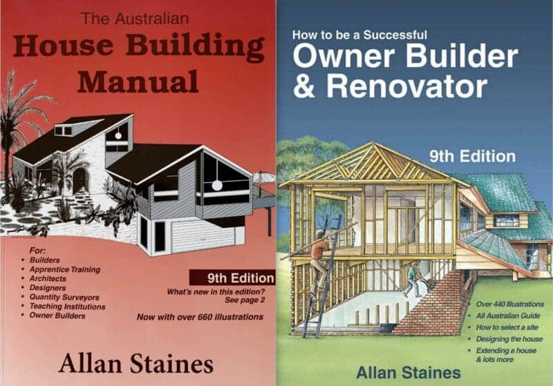 2-pack: Australian House Building Manual + How To be A Successful Owner Builder & Renovator