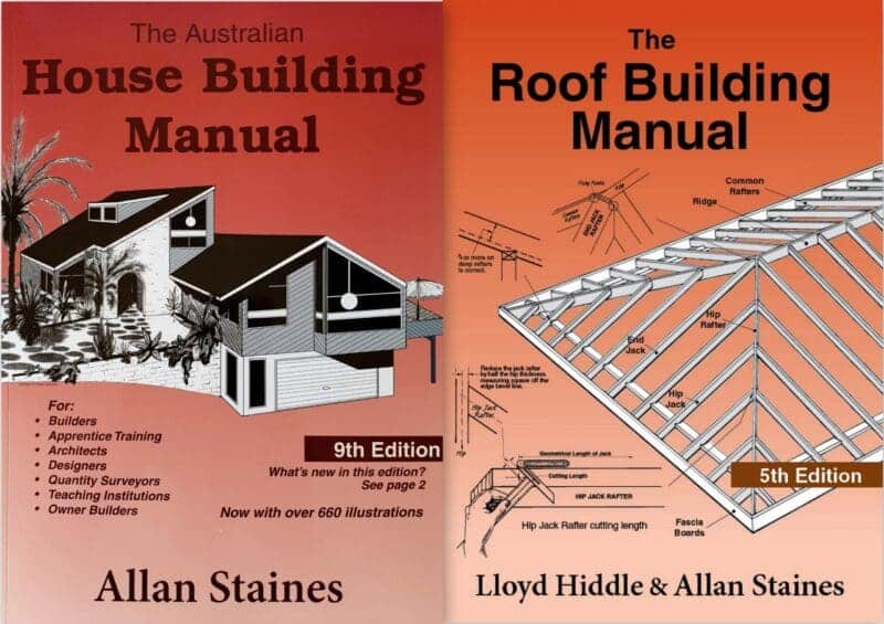 2-pack: The Australian House Building Manual + Roof Building Manual