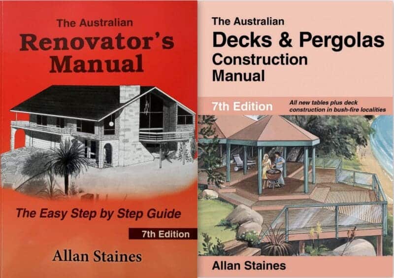 2-pack: Australian Renovator's Manual + Australian Decks & Pergolas Construction Manual