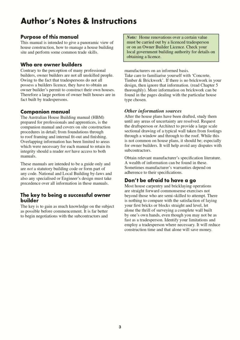 How to be a Successful Owner Builder and Renovator 9th Edition - Image 3