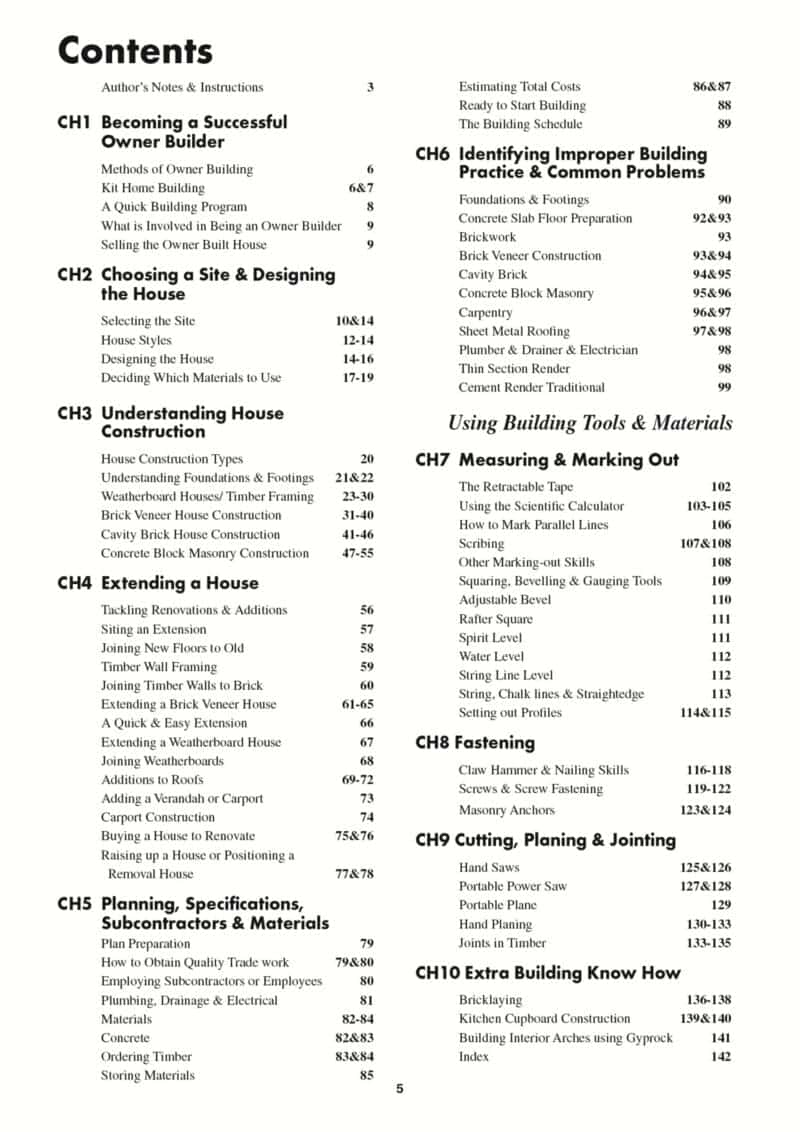 How to be a Successful Owner Builder and Renovator 9th Edition - Image 4