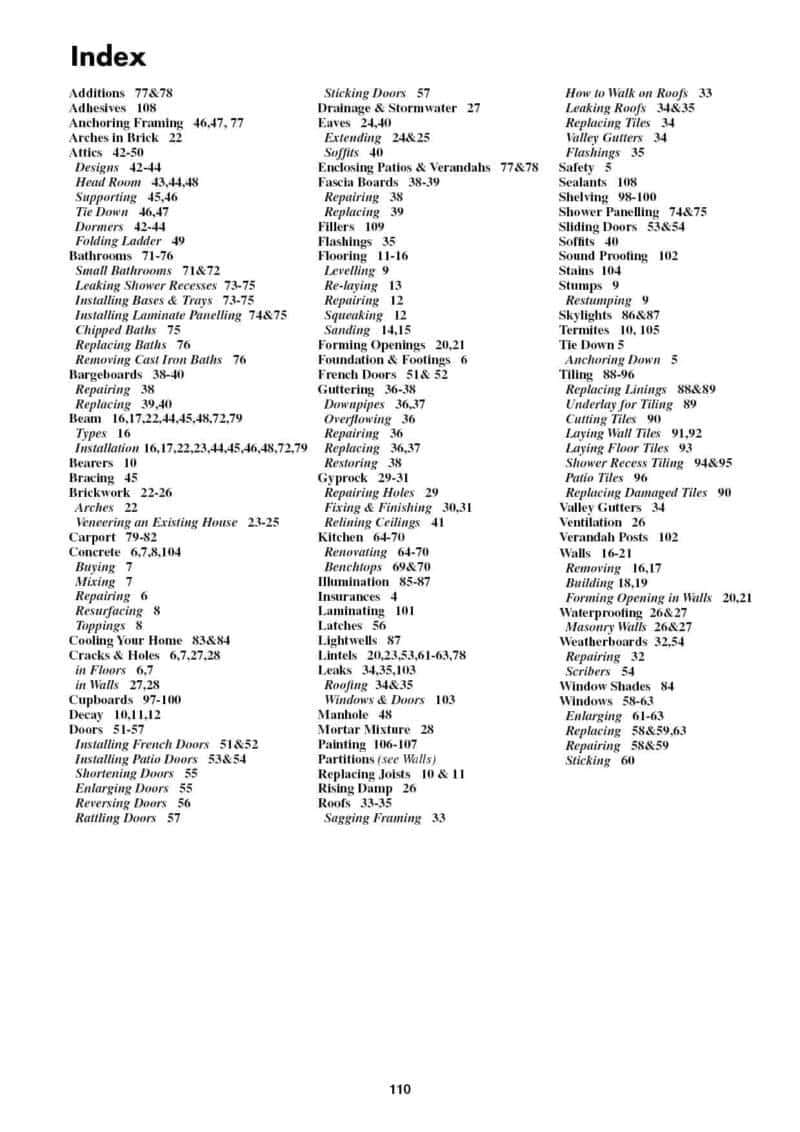 The Australian Renovator's Manual 7th Edition Allan Staines - Image 10