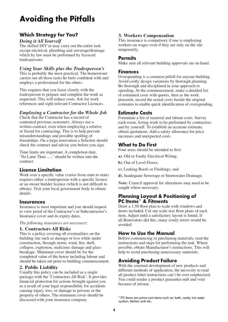 The Australian Renovator's Manual 7th Edition Allan Staines - Image 3