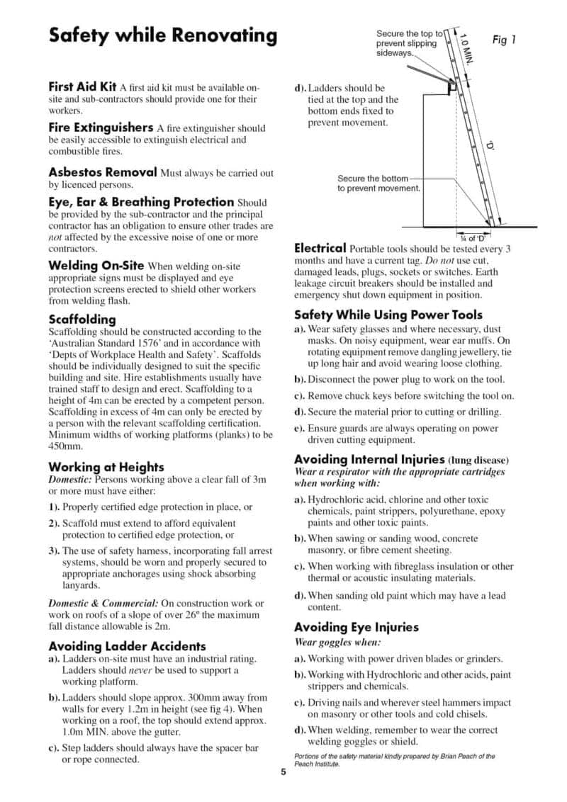 The Australian Renovator's Manual 7th Edition Allan Staines - Image 4