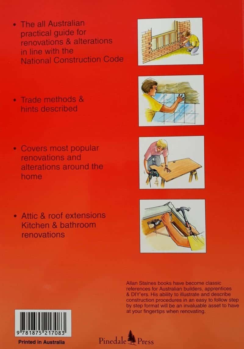 The Australian Renovator's Manual 7th Edition Allan Staines - Image 2