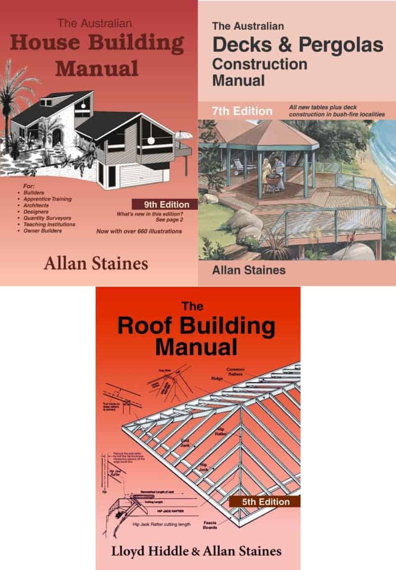 3-Pack: Allan Staines Decks & Pergolas Manual + House Building Manual + Renovator's Manual - Image 3