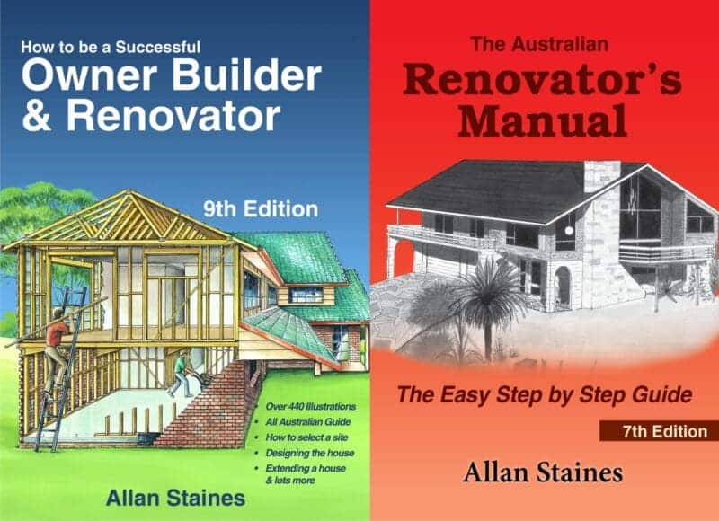 2-Pack: Allan Staines Owner Builder & Renovator + Renovator's Manual